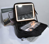 Cosmetiquera con espejo y luz led