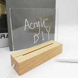 Lampara Led 3d Tablero Acrilico Borrable