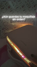 Video Cosmetiquera con espejo y luz led